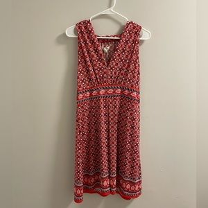 Max Studio Sleeveless V Neck Dress NWT